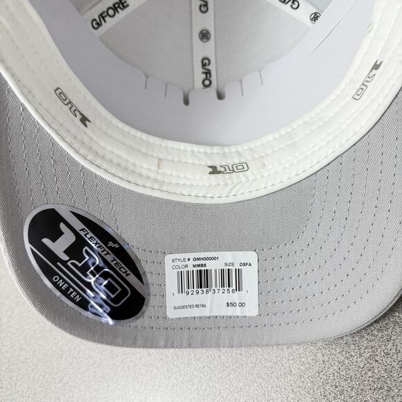 G/Fore Golf Hat Cap The Heist AZ Country Club Grey Black Logo Preppy Flexfit 110 - Picture 6 of 9